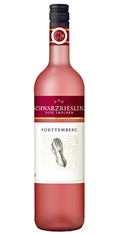 Carton of 12 x Württemberger Schwarzriesling rosé trocken 0,75l bottles