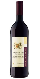 Carton of 12 x Haberschlachter Heuchelberg Schwarzriesling mit Spätburgunder 0,75l bottles